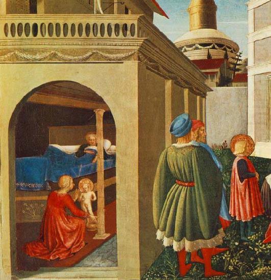 Birth of St Nicholas, Fra Angelico